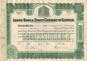 Lowry Bank and Trust Co. of Georgia 
